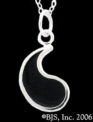 Wheel of Time Black Ajah Flame of Tar Valon Necklace