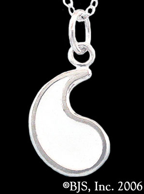 Wheel of Time White Ajah Flame of Tar Valon Necklace