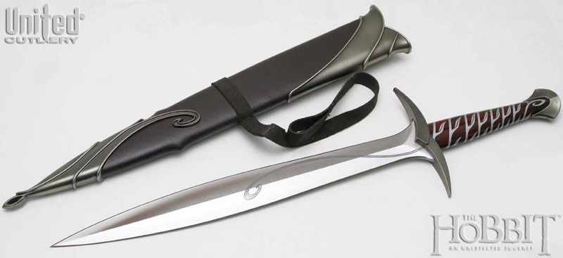 sting sword of bilbo baggins blade material chart