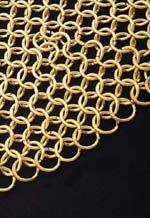 Brass Chain Mail Coif