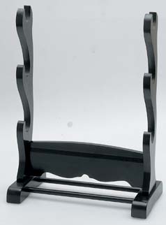 Three Samurai Sword Display Stand